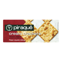 Biscoito Cream Crackers Piraque 184g Trad