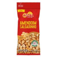 Amendoim Salgado Brasil Sem Pele Agtal 100g 