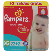 Fralda Supersec Pampers XG  