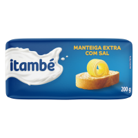 Manteiga Tablete Itambé  200g Com Sal