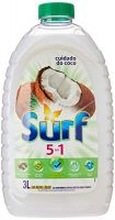 Lava Roupa Líquido  Surf  3lt Cuidado do Coco