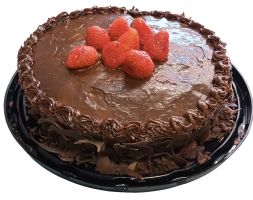 Torta Chocolate Morango 1KG Valleju  