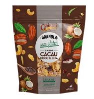 Granola Sem Glúten Coco Cacau Chia  Gaiatri 200g 