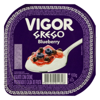 Iogurte Grego Vigor 90g Blueberry