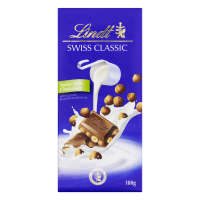 Chocolate Classic Milk   Lindt  100g Hazelnuts 