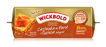 Torrada Especial WickBold  140g Castanha Para e Quinoa