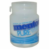 Bala Pure Garrafa Mentos  56g White