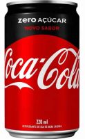 Refrigerante Mini Coca Cola Lata 220ml Zero