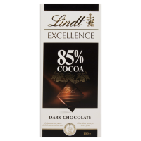 Chocolate Excellence   Lindt 100g 85 % Cocoa Dark 