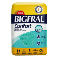 Fralda Confort Bigfral  8un G
