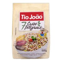Arroz Tio João 7 Grãos Integrais 500g Cereais + Soja