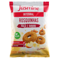 Rosquinha Integral Banana Maçã Jasmine 150g 