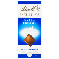 Chocolate Excellence   Lindt 100g Extra Creamy Milk 