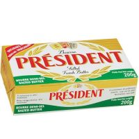 Manteiga Tablete Com Sal President  200g 