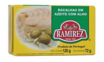 Bacalhau Azeite & Alho Ramirez 120g 