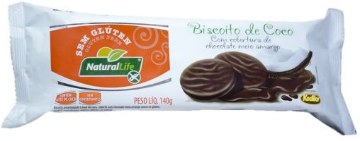 Biscoito Termogênico NaturalLife Sem Glúten 140g Coco