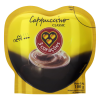 Cappuccino 3 Corações Classic Refil 100g 