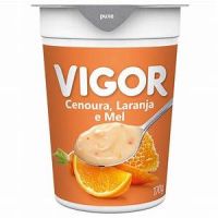 Iogurte Vigor 150g Integral Laranja ,Cenoura e Mel