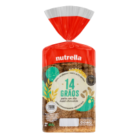 Pão De Forma  Nutrella 450g 14 Grãos 