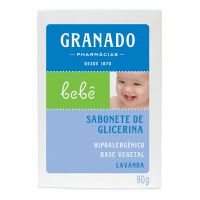 Sabonete Granado Glicerina Bebê 90g Lavanda