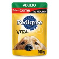 Ração Pedigree SH  100g Adulto Carne Ao Molho