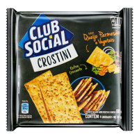 Biscoito Club Social Crostini 80g Queijo Parmessão