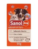 Sabonete Barra Dog Sanol 90g Neutro