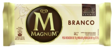 Picolé Chocolate Branco  Magnum   78g 
