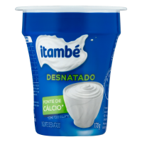Iogurte Natural Itambé 170g Desnatado