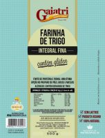 Farinha De Trigo Fina Integral Gaiatri 500g 