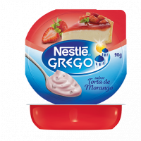 Iogurte Grego Tortas Nestlé 90g Morango