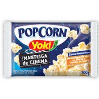 Pipoca Yoki Microondas 100g Manteiga Cinema