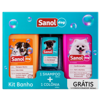 Kit Promocional Banho Dog Sanol  