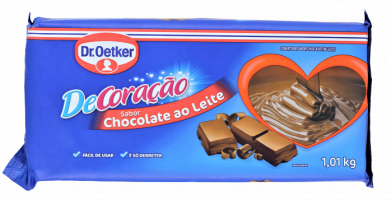 Chocolate Barra Dr.Oetker 1001g Ao Leite