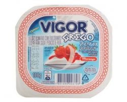 Iogurte Grego Zero Gordura Vigor 90g Morango