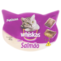 Petisco Temptations  Whiskas 40g Salmão