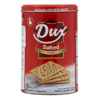 Biscoito Crackers Salted Dux  Lata 454g 