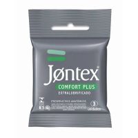 Preservativo Lubrificado Confort Jontex 3un 