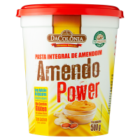 Pasta Integral Power Amendoim   Da Colônia 500g 