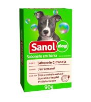 Sabonete Barra Dog Sanol 90g Citronela