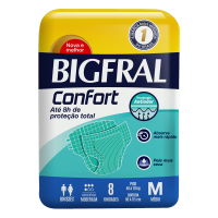 Fralda Confort Bigfral  8un M