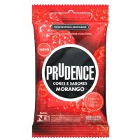 Preservativo Sabor Prudence 3un Morango