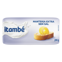 Manteiga Tablete Itambé  200g Sem Sal