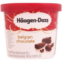 Sorvete  Haagen-Dazs 100ml Belgian Chocolate