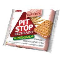 Biscoito Pit Stop Recheado Integral Marilan 91g Peito Peru