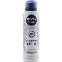 Desodorante Nivea Aerosol 150ml Sensitive  Protect For Men
