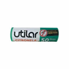 Saco Lixo Citronela 50 L Utilar  