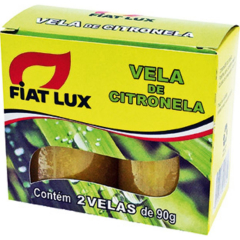 Velas Citronela  Fiat Lux 90g 