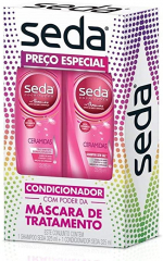 Kit Shampoo +  Condicionador Seda 325ml SOS Ceramidas