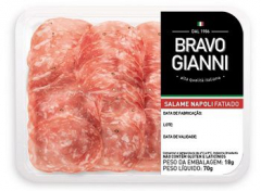 Salame Napoli Fatiado Bravo Gianni 70g 